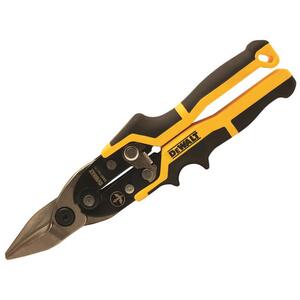 Dewalt Hand Tools Straight Cut Ergo Aviation Snips - Reduced Handle Span, Serrated Edge