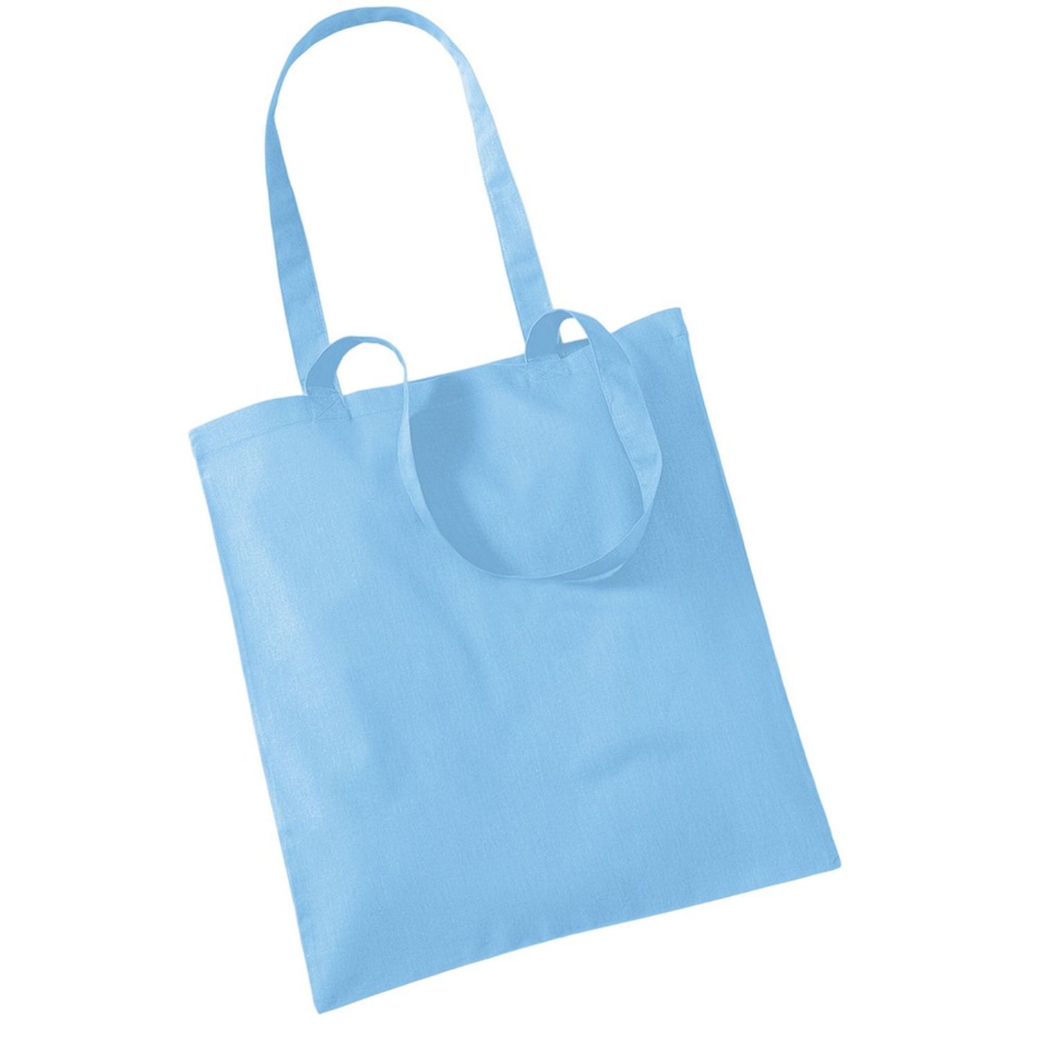 Westford Mill Bag For Life Long Handle Tote Bag - Sky Blue