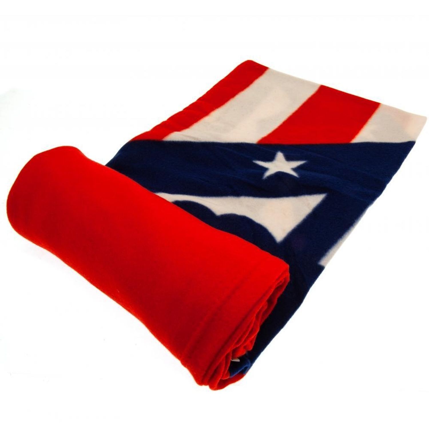  - Atletico Madrid Fc Fleece Blanket Red/blue/white (170Cm X 130Cm) - Image 3