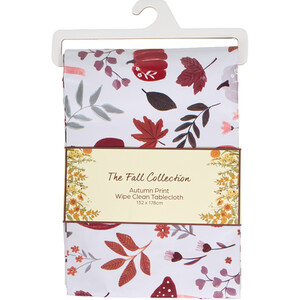 Autumn Print Wipe Clean Tablecloth