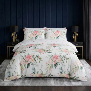 Ava Floral Microfibre Duvet Cover Bedding Set