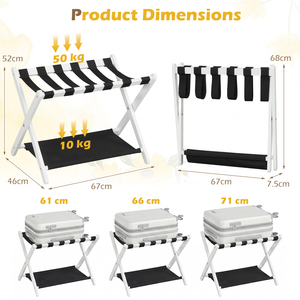 Portable Compact Luggage Holder