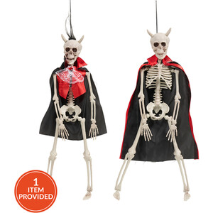 Hanging Skeleton Vampire Decoration