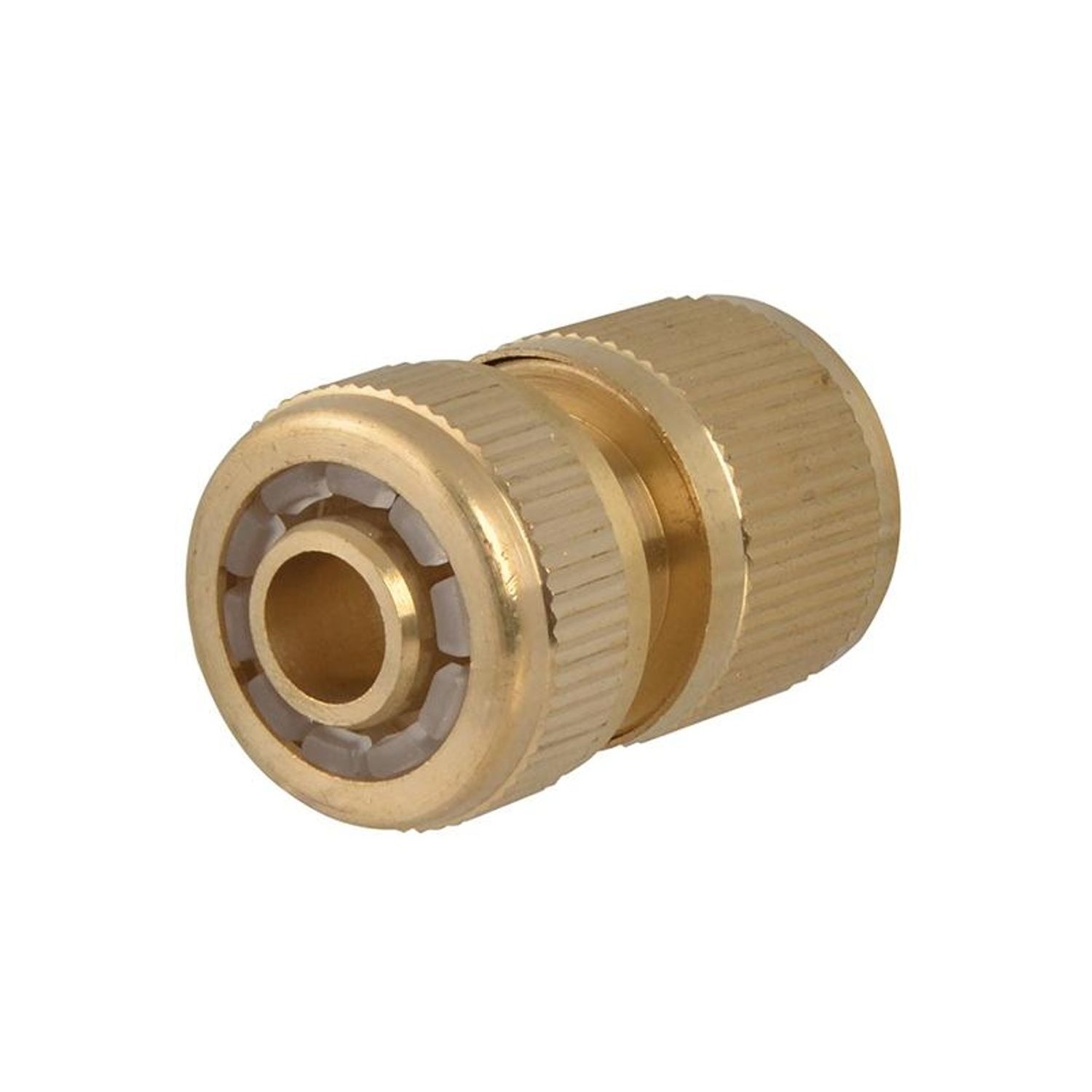 Faithfull Brass Female Water Stop Connector 12.5Mm (1/2In) - Multi Colour