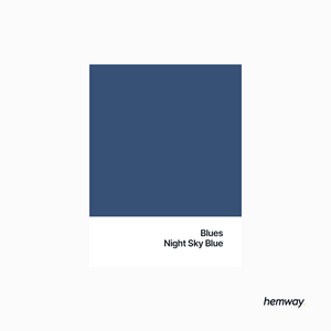 Hemway Chalk Paint Flat Matt Night Sky Blue 1L