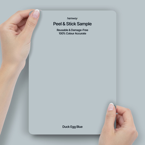 Hemway Interior Paint Sample, Duck Egg Blue, Peel & Stick Swatch