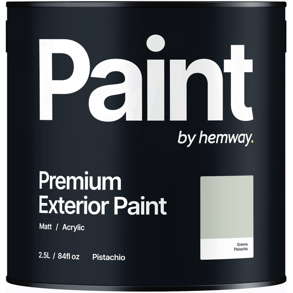 Hemway Pistachio Exterior Matt Acrylic Paint 2.5L