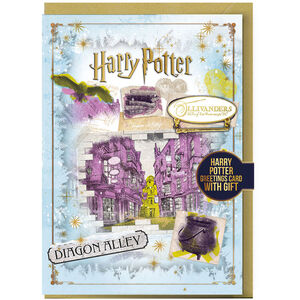 Harry Potter Diagon Alley Christmas Greetings Card