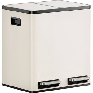 Cream 30L Bin