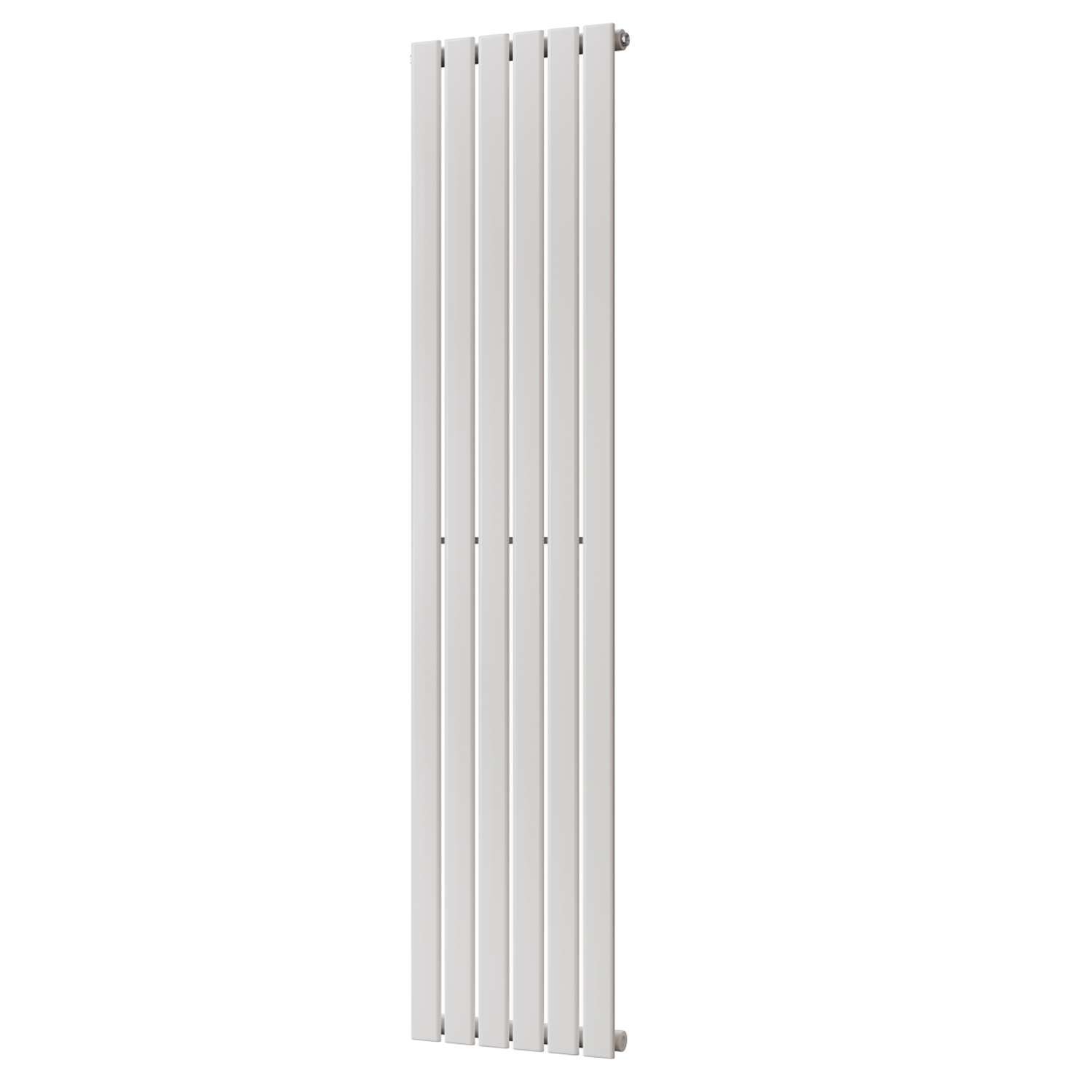 Uk Radiators Typhoon - White Vertical Radiator Single Panel - Feet Included - White / 1800Mm / 408Mm