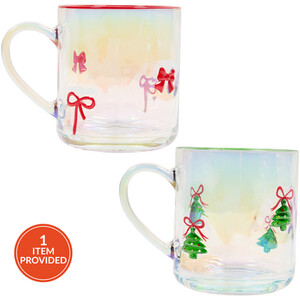 Lustre Tree or Bow 3D Icon Mug