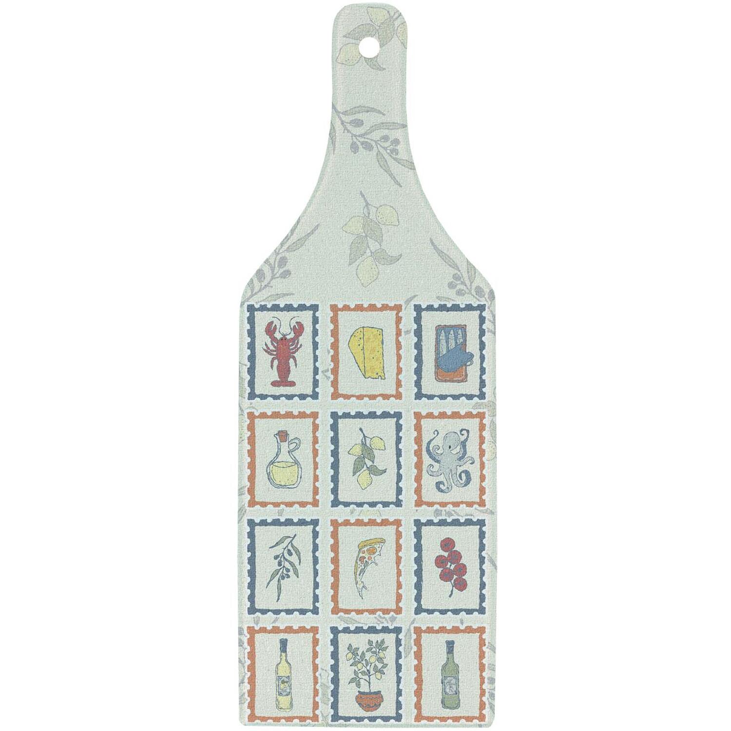 Image of Mediterranean Food Stamps Bottle Serving Board&hellip;