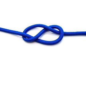 6mm x 20 metres / 65.6 ft of Blue Polypropylene Rope, Solid Braided Poly Rope Cord Twine