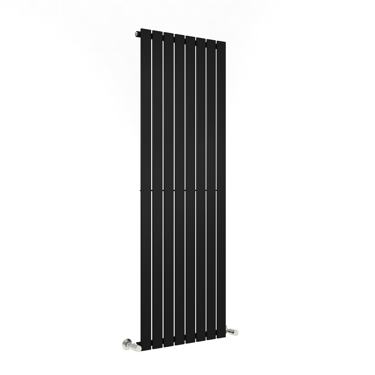Mcc Direct Single Flat Panel Vertical Column Radiator 1800X544 Mm Black