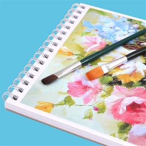 A4 32 Sheets Side Spiral Open Gouache Pad