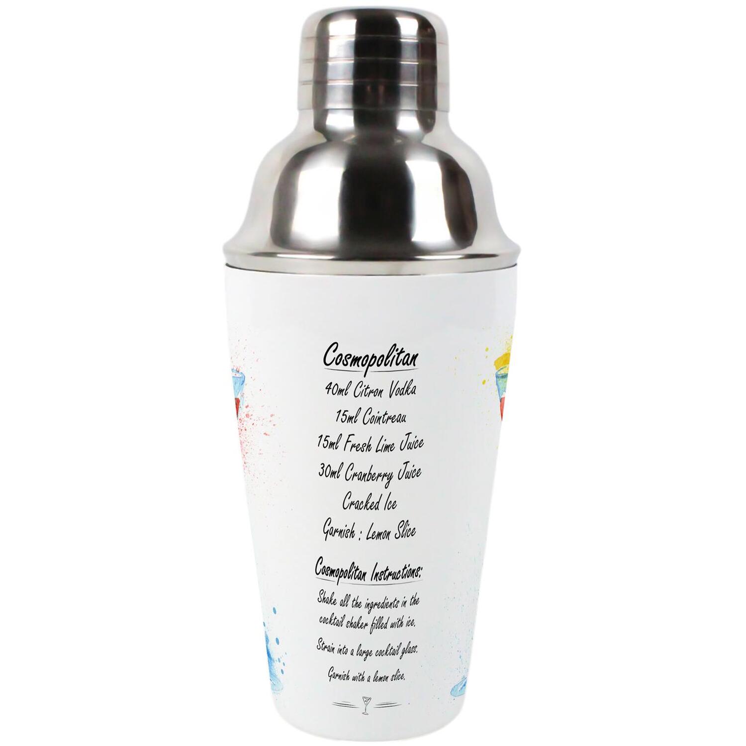 B&Q -  Cosmopolitan Cocktail Shaker With Strainer - Image 3