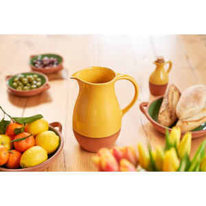 Dexam Sintra Glazed Terracotta Jug - Ochre