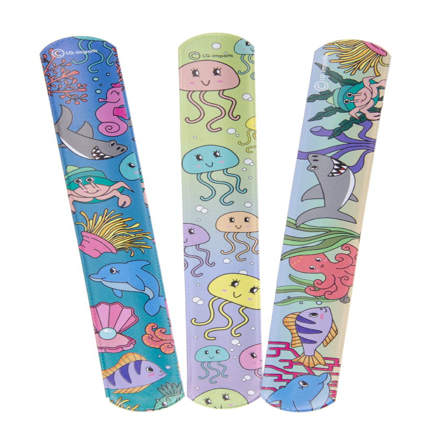 Single Sea Animals Snap Bracelet- Wristband Fancy Birthday Party Bag Fillers - Image 2