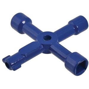 Faithfull 4-way Services Utility Meter Key A