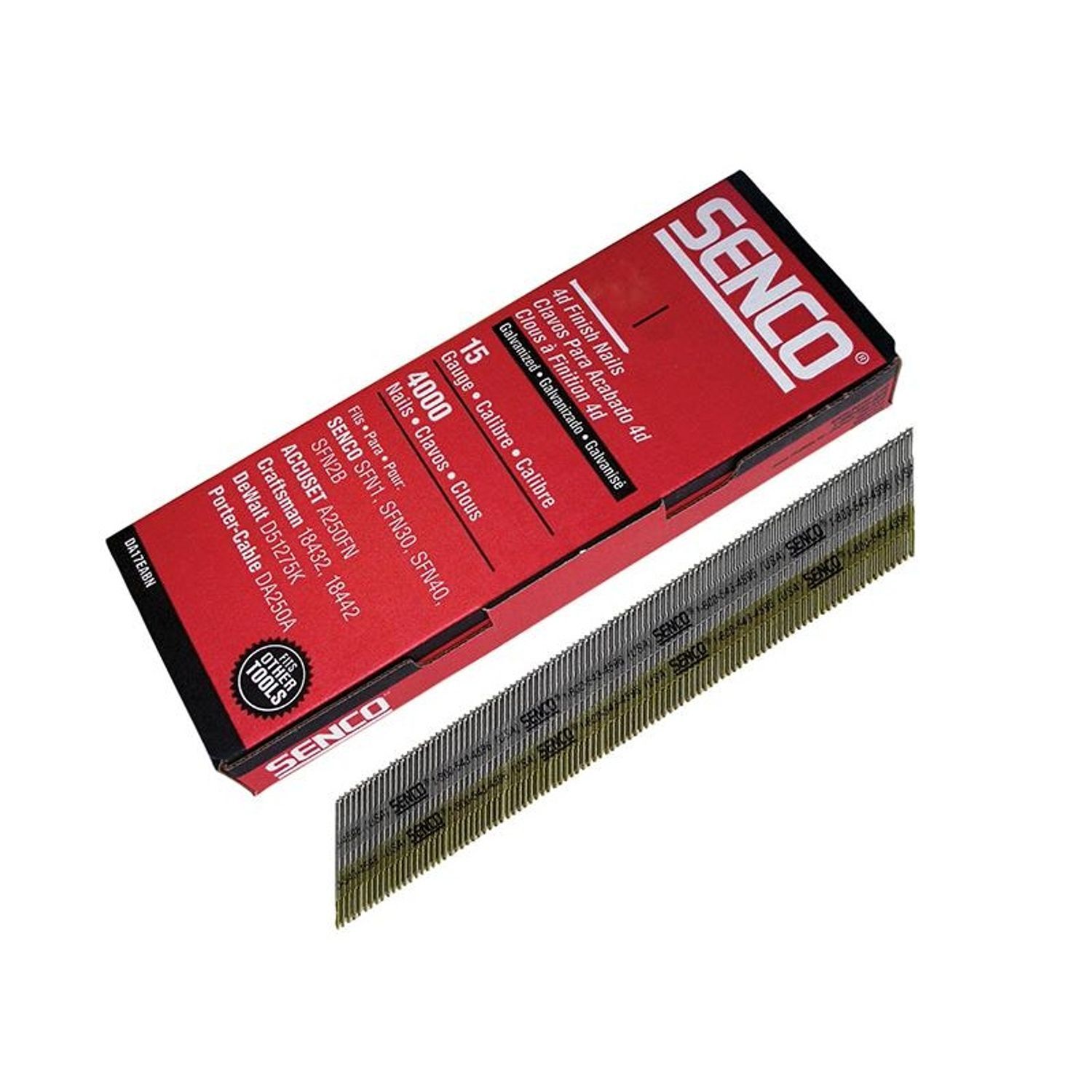 Senco Galvanised Chisel Smooth Brad Nails A - Galvanised
