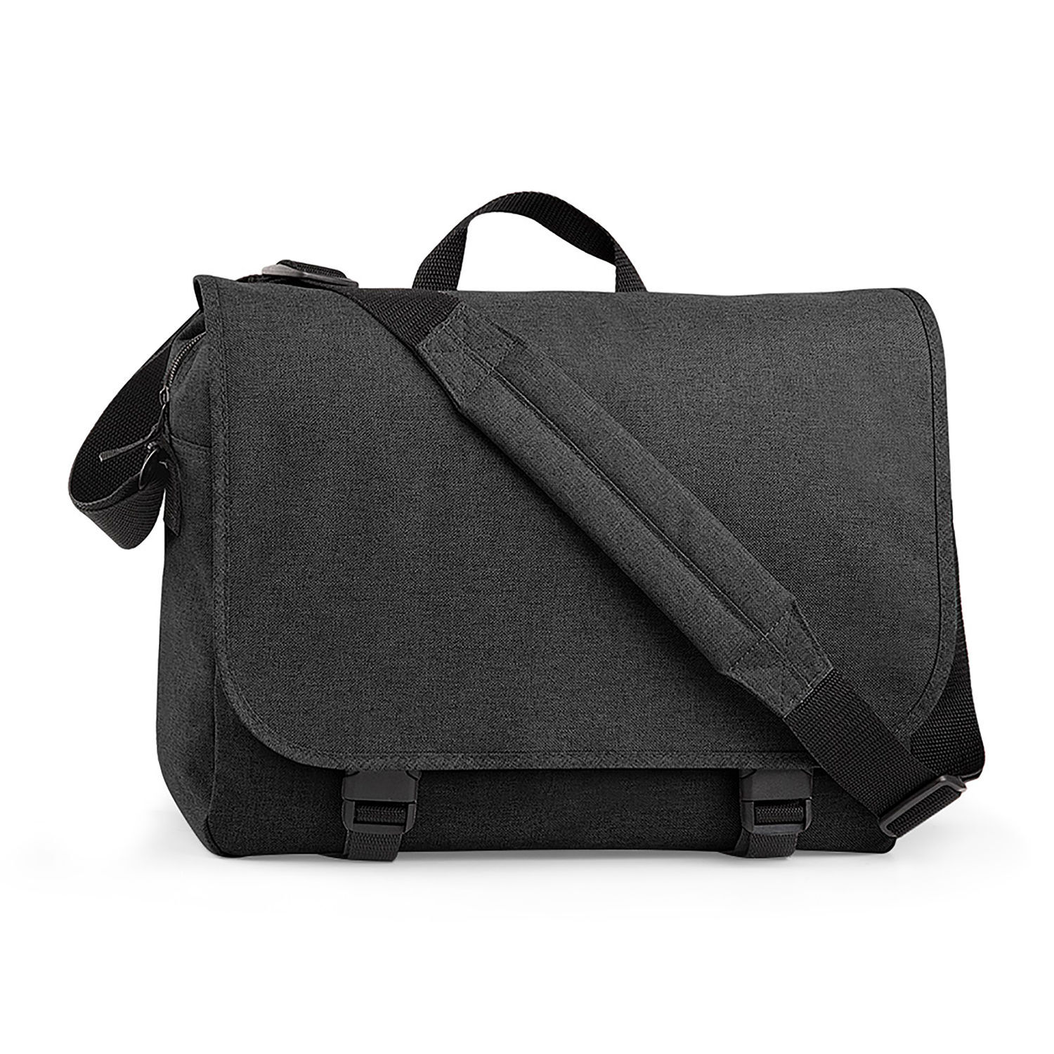 Bagbase Two-Tone Digital Messenger Bag (Up To 15.6Inch Laptop Compartment) (Pack Of 2) A - Anthracite