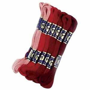 Red Harmony Embroidery Floss 6pc Assortment
