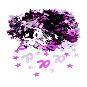Mini Stars 70 Confetti Pink 12 Pack