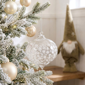 Glass Dotted Bauble