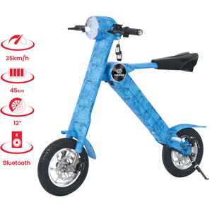 Cruzaa The Official Limited Edition Denim Cruzaa E Scooter with Built in Speakers