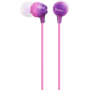 Sony MDREX15LP In-Ear Earphones, Purple