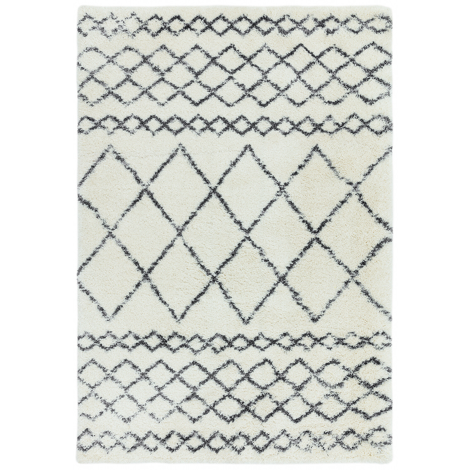 Morroco Alto Rug - White / 170cm thumbnail