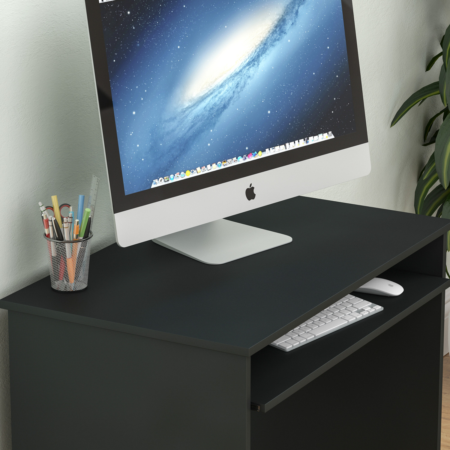 Huby Computer Desk - Black