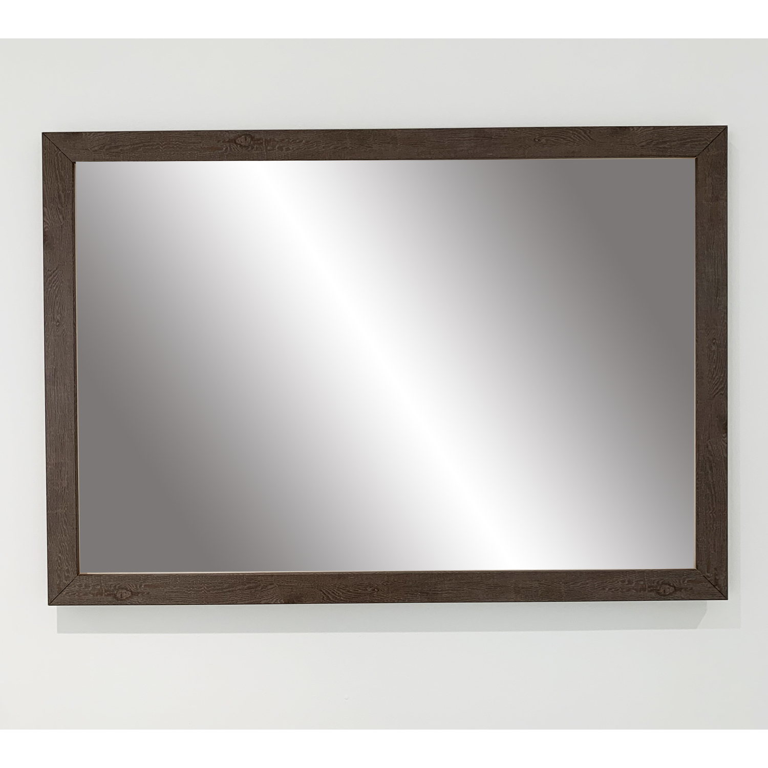 Interior Brown Lux Mirror - Brown 61cm