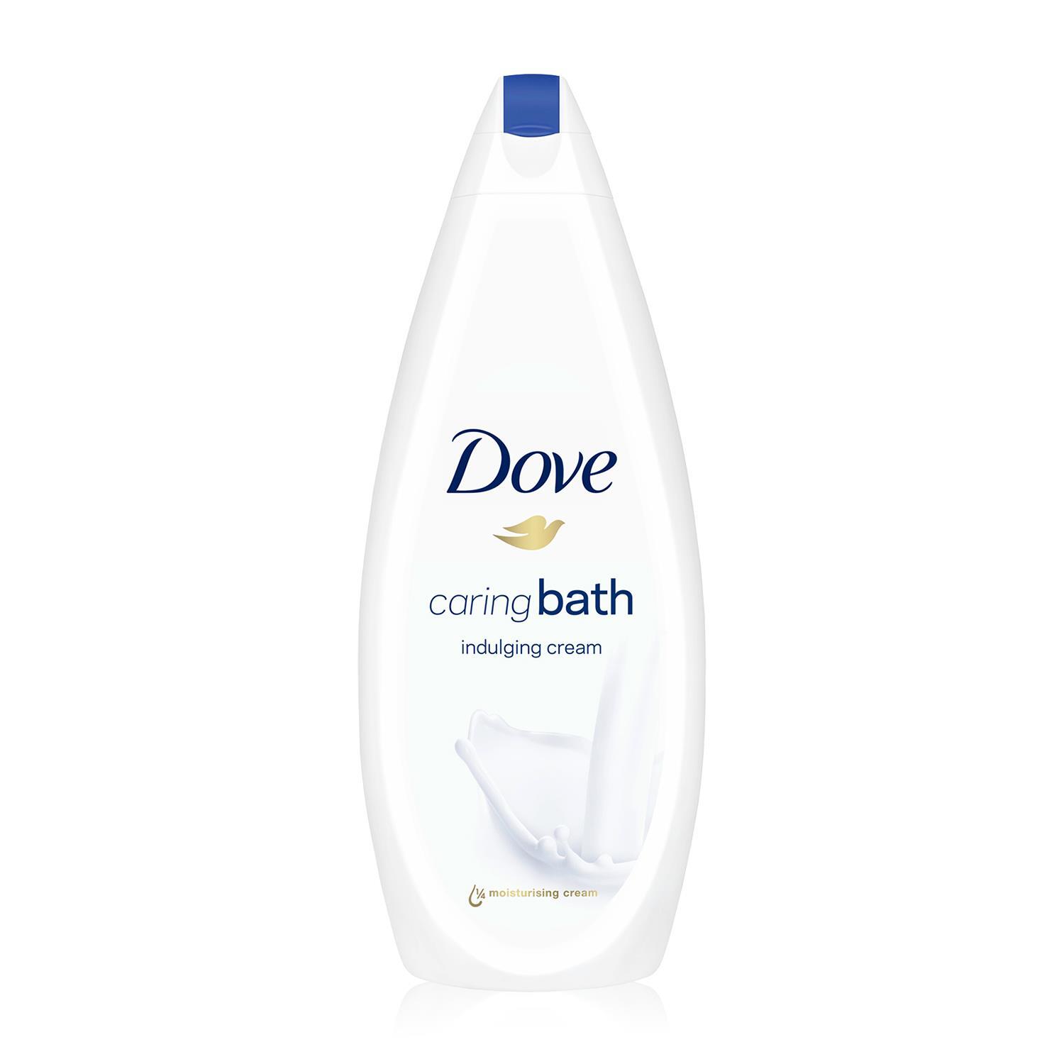 Dove Caring Bath Indulging Cream Bath Soak with Moisturising Cream, 6x720ml - Buy 12 / 26cm