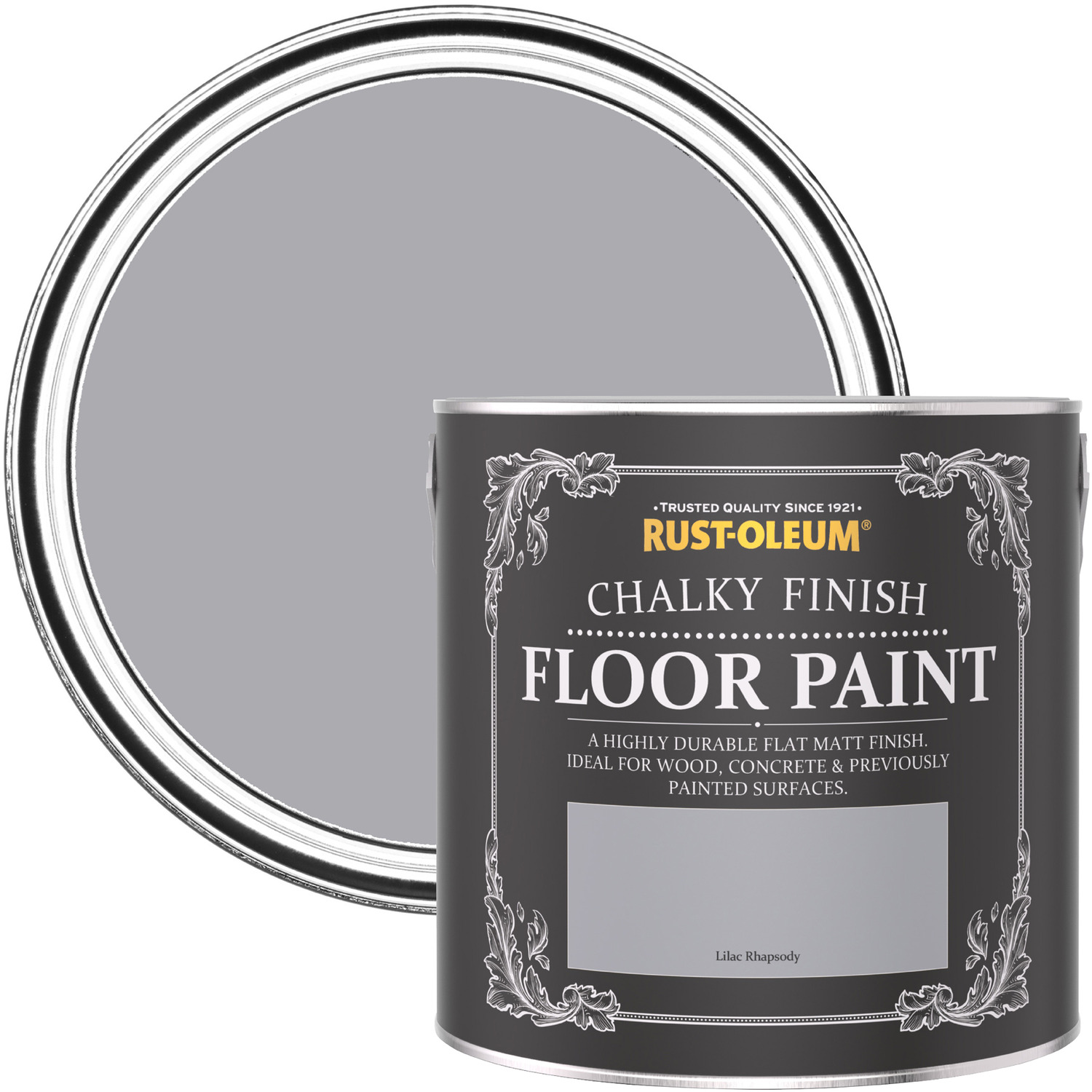 Chalky Floor Paint Lilac Rhapsody - Purple