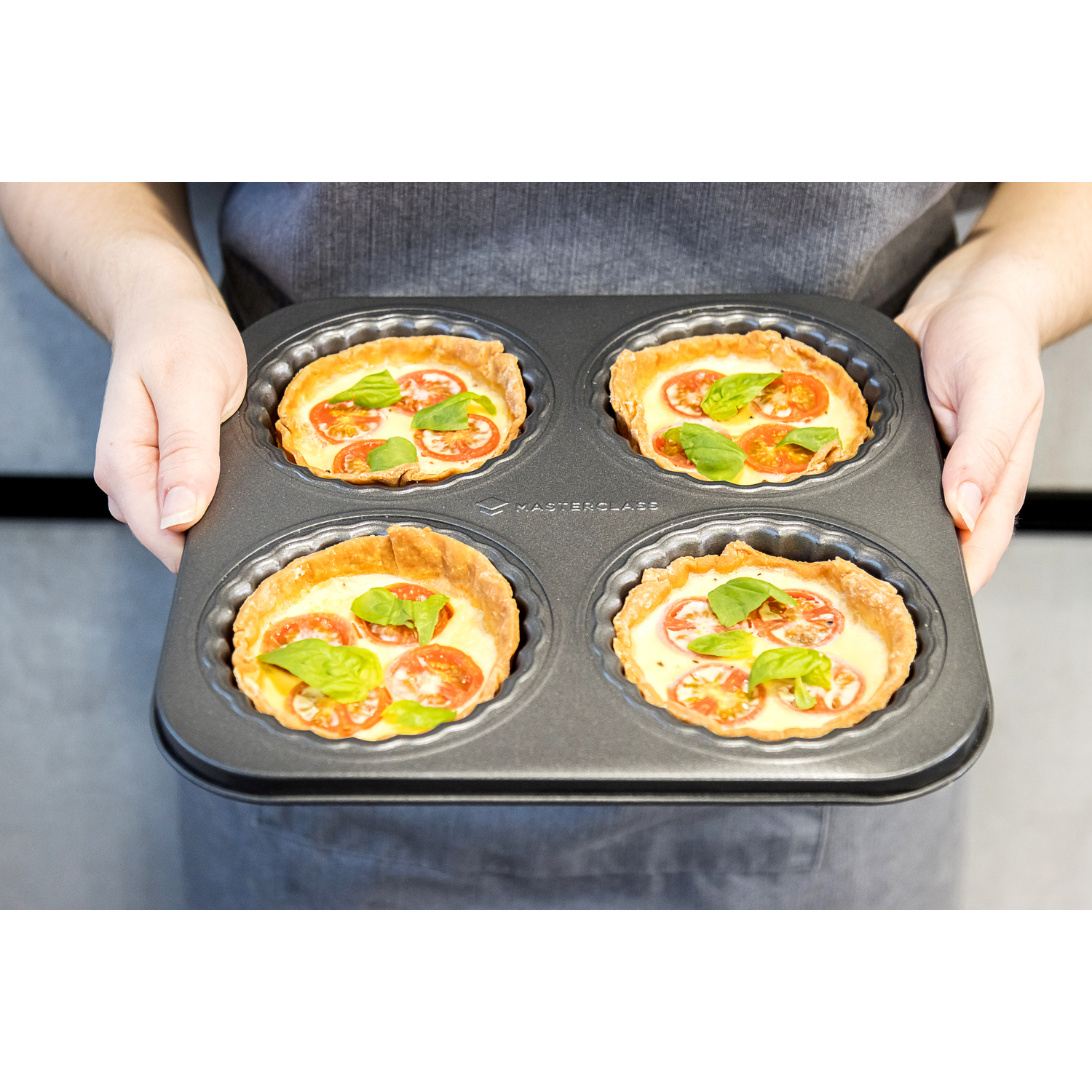 Gobel Non-Stick Tartlet Baking Pan - 12 Hole French Made Tin For Perfect Mini Pies & Pastries - View #5