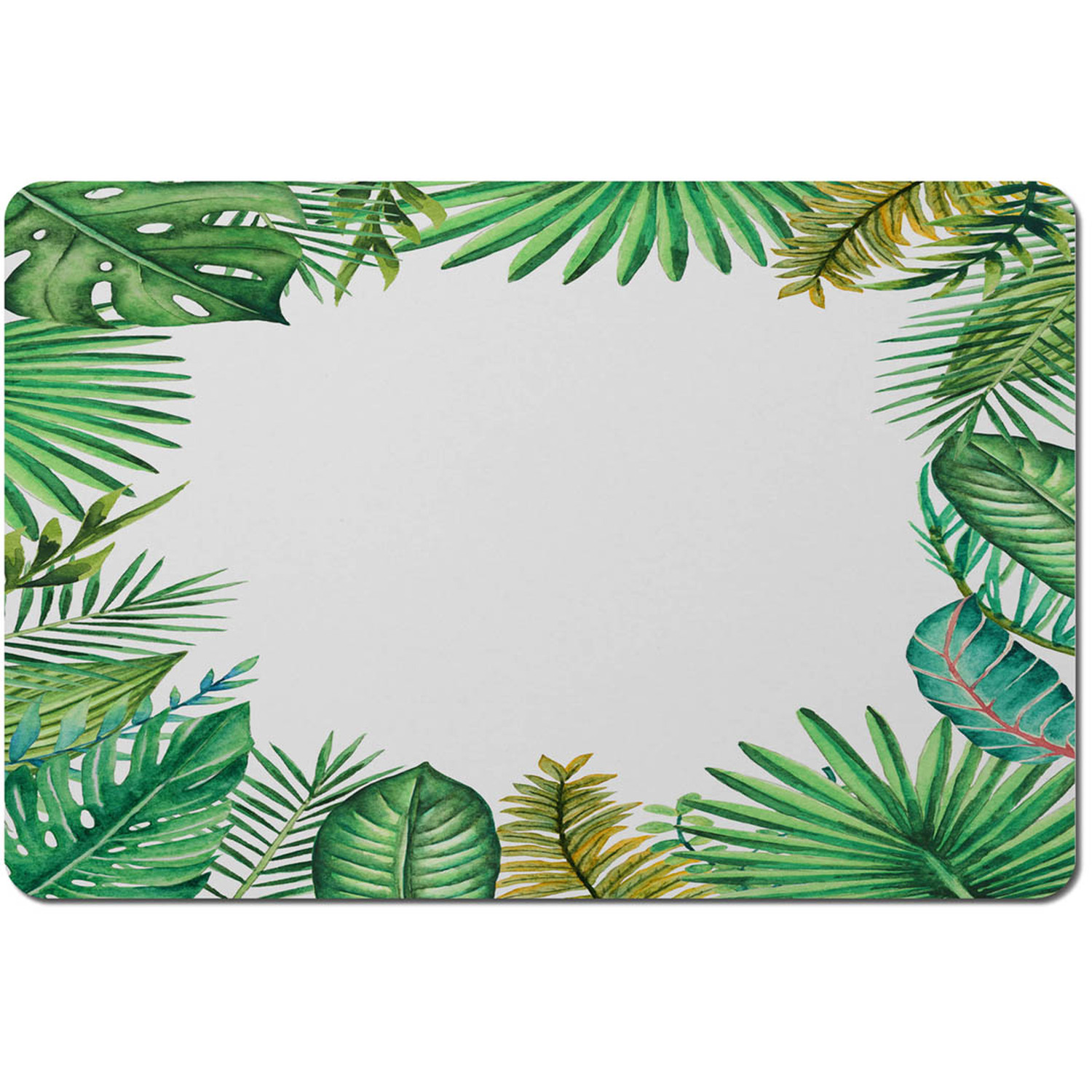 Tropical Leaves Placemat - Green