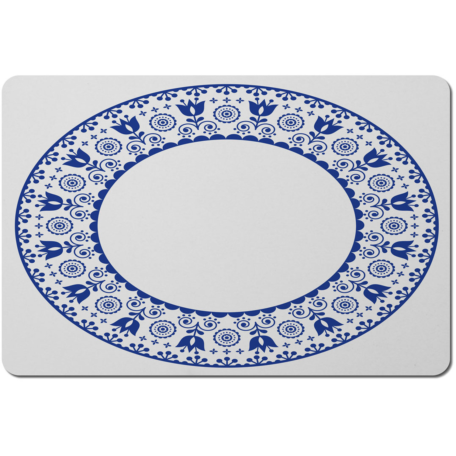 Folk Art Placemat - Blue