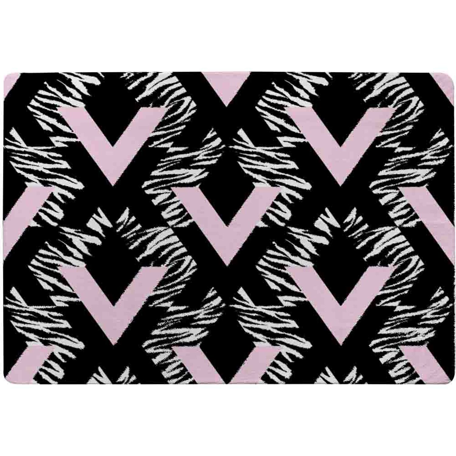 Geometric Animal Print Rug