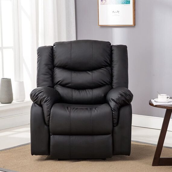 Seattle Electric Leather Auto Recliner Armchair