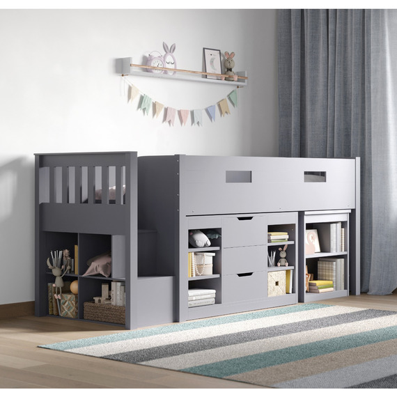 Charlie Mid Sleeper Set Grey