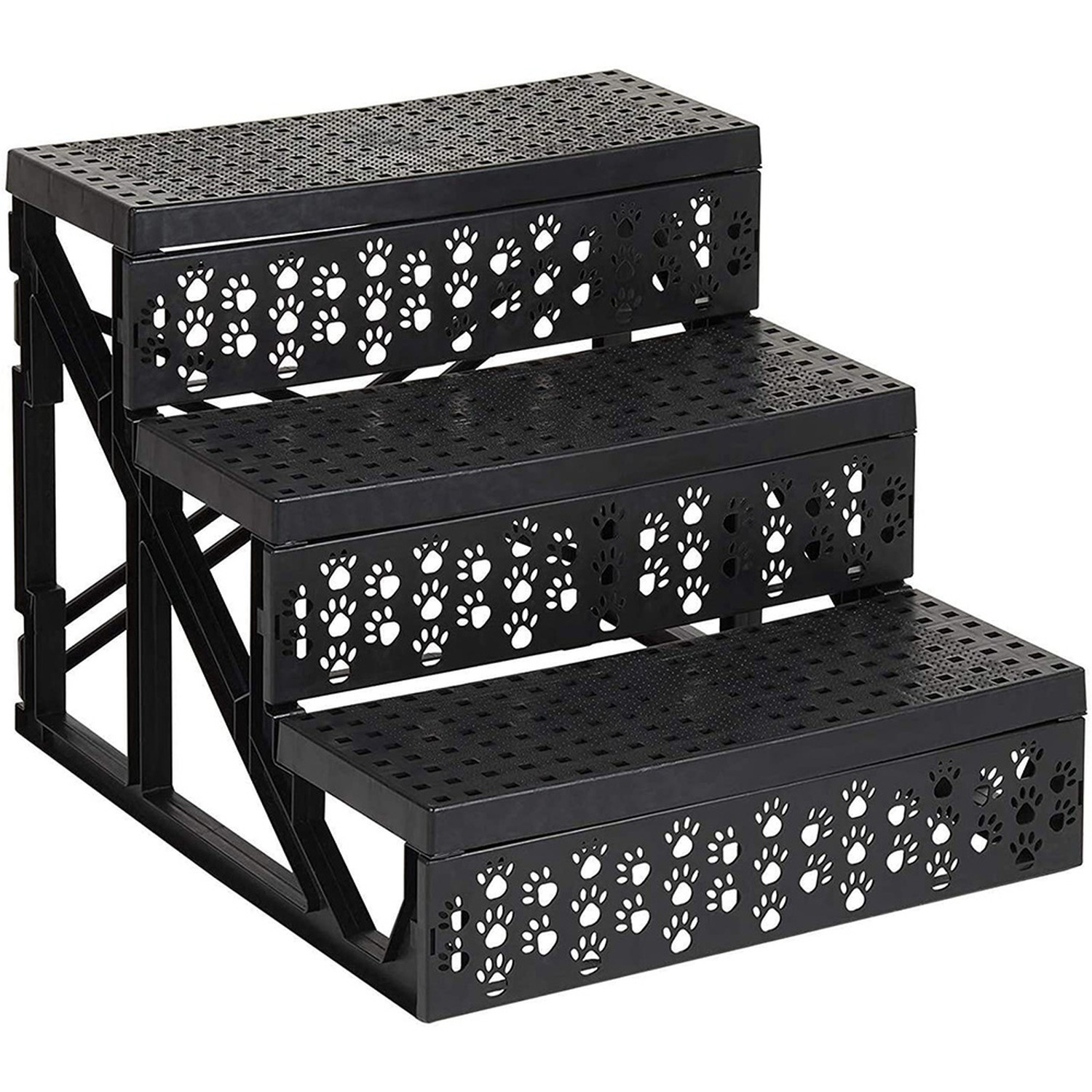 YITAHOME 4-Tier Dog Steps - 20" Height Pet Stairs With Washable Cover For Small Dogs