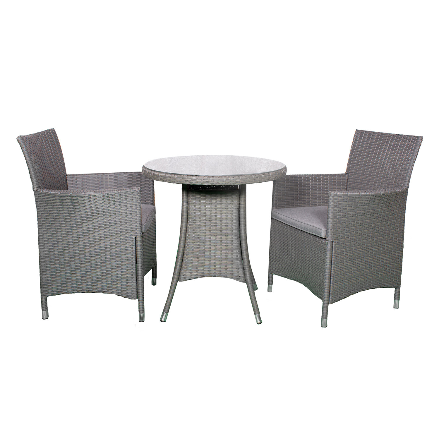 Image of Nevada 3 Piece Round Bistro Set&hellip;