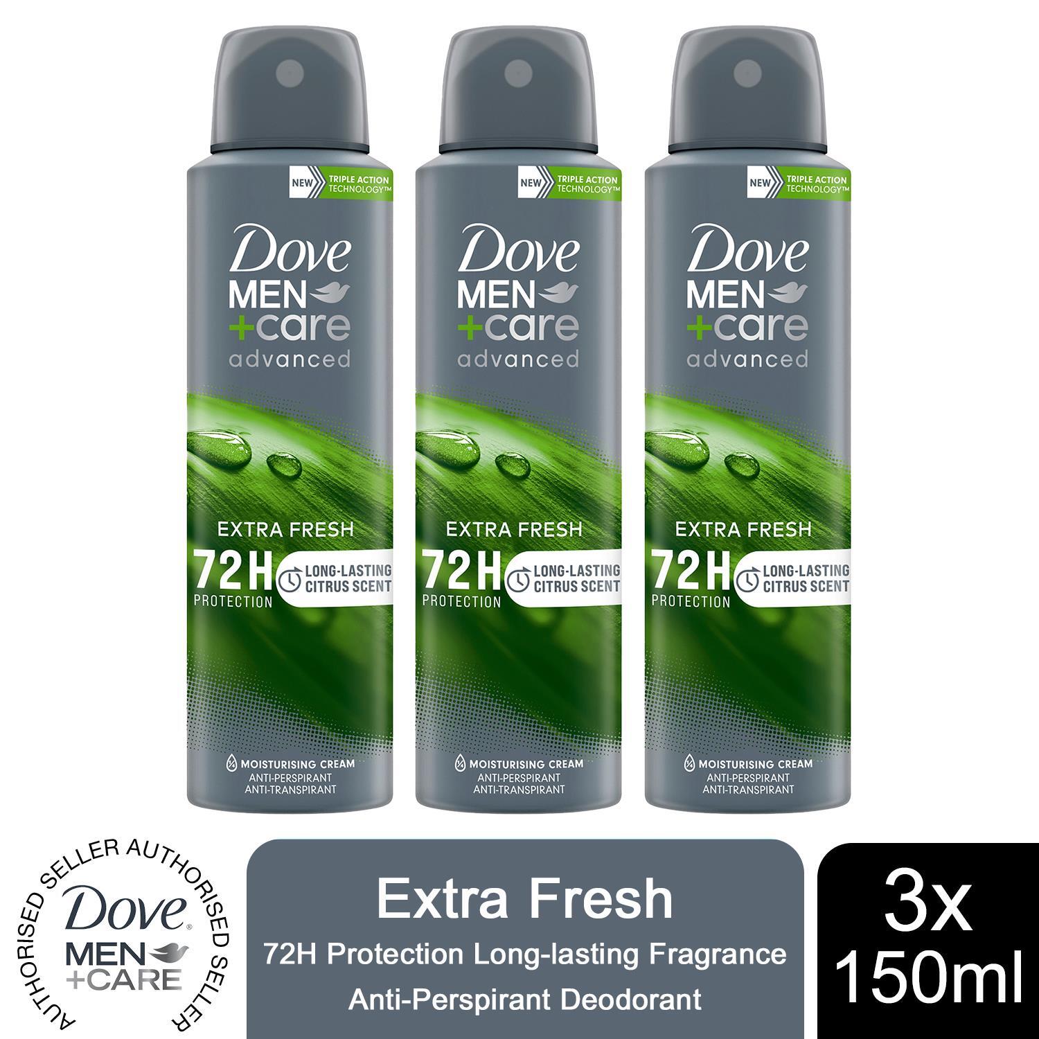 Dove MenCare Antiperspirant Deodorant 72H Protection Extra Fresh - 150 ml - 3