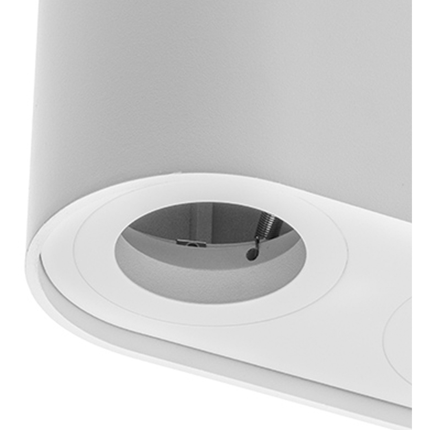 Cgc Sansa Twin Round Cylinder Ceiling Down Spotlight - White