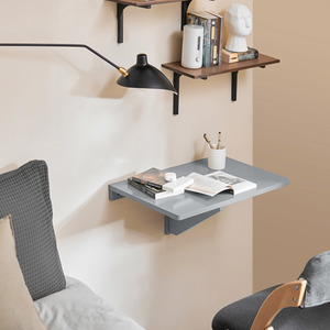 GREY SoBuy Folding Wall-mounted Drop-leaf Table Kitchen Dining Table shot 3416445