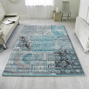 Traditional Patchwork Living Room Rug