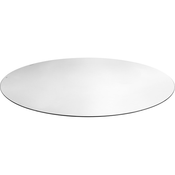 Round Glass Kitchen Dining Table Protector Topper 120cm