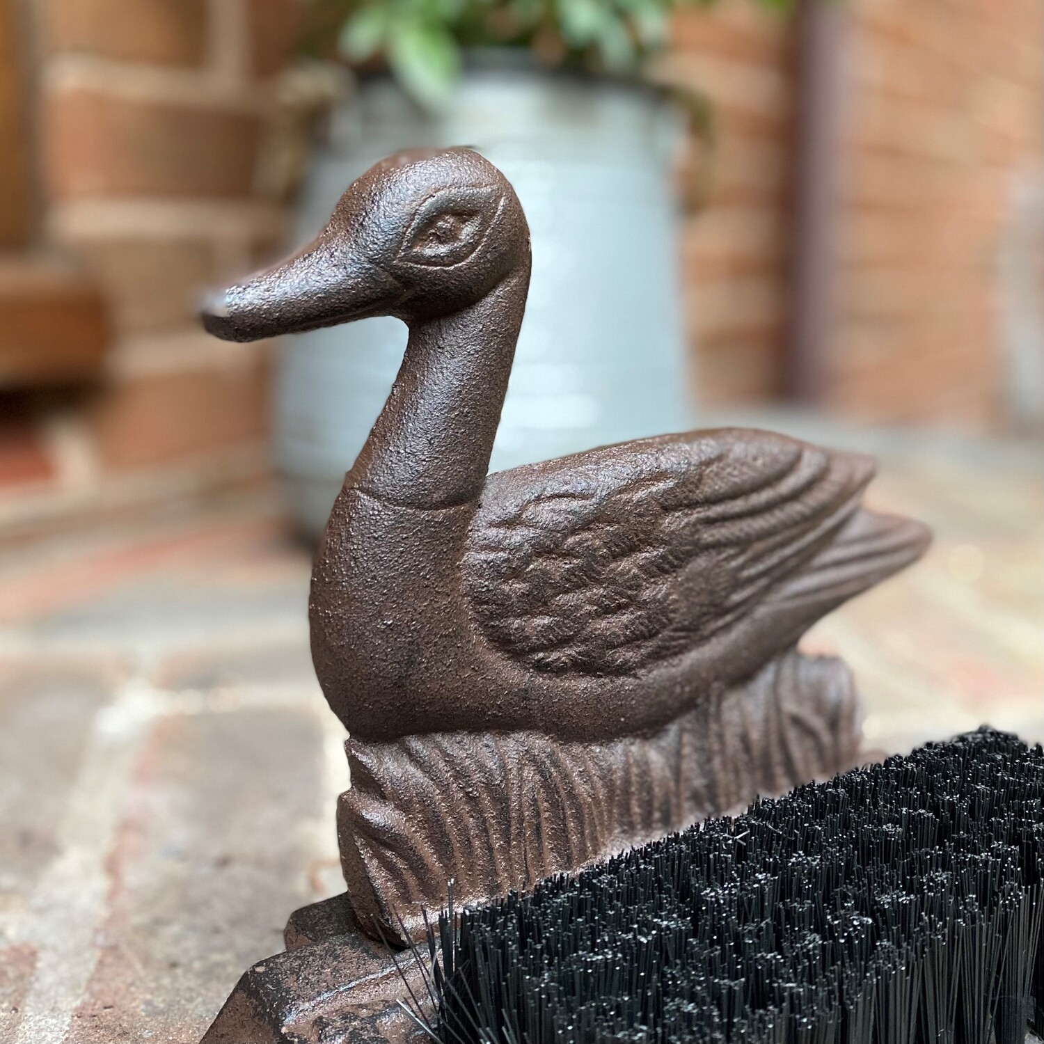 Cas Iron Boot Cast Iron Boot Brush and Shoe Scraper