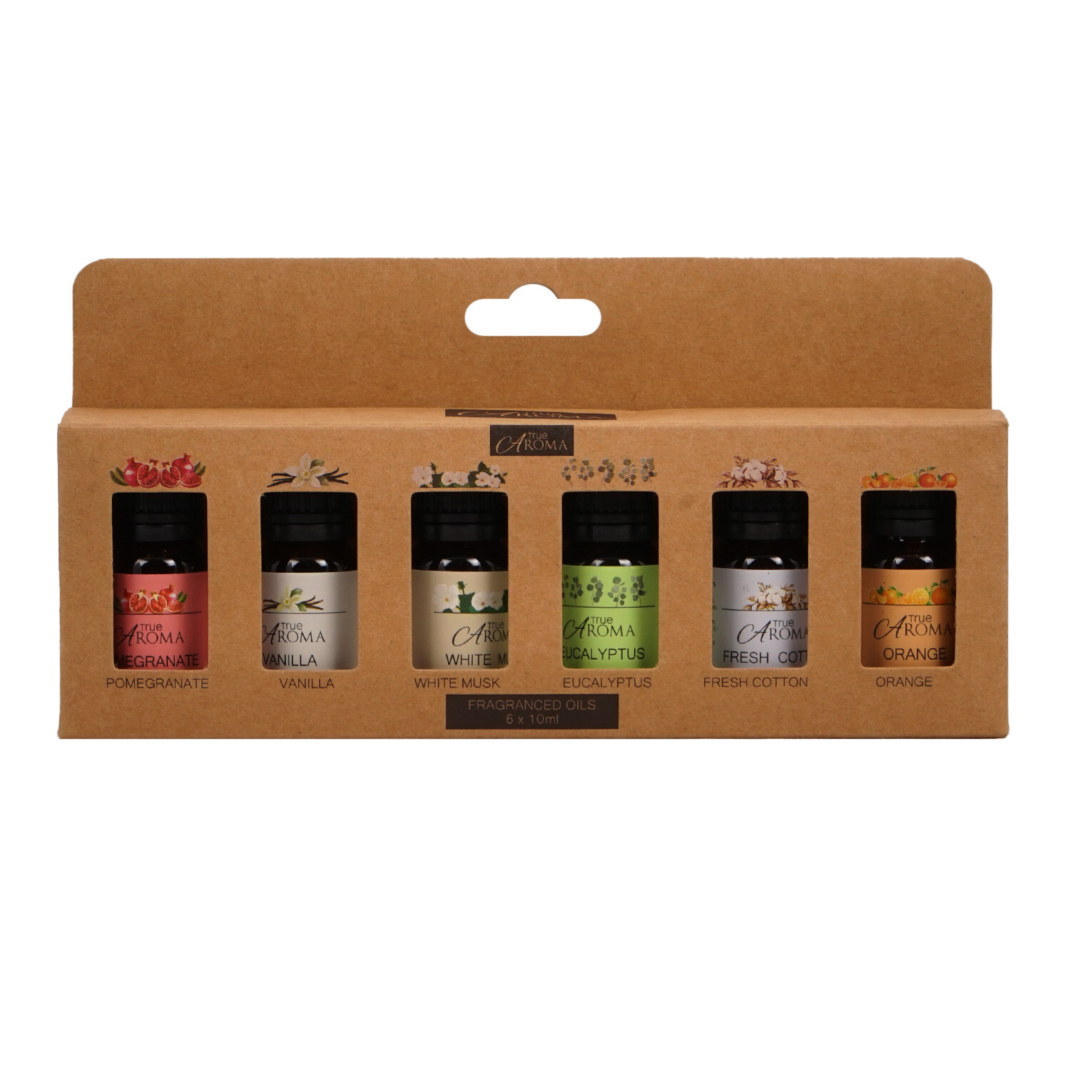 True Aroma Pack Of 6 Fragrance Oils